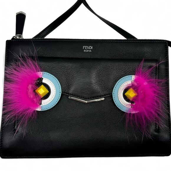 💎✨BEAUTIFUL✨💎 Authentic Fendi Monster Crossbody Bag - Picture 3 of 8
